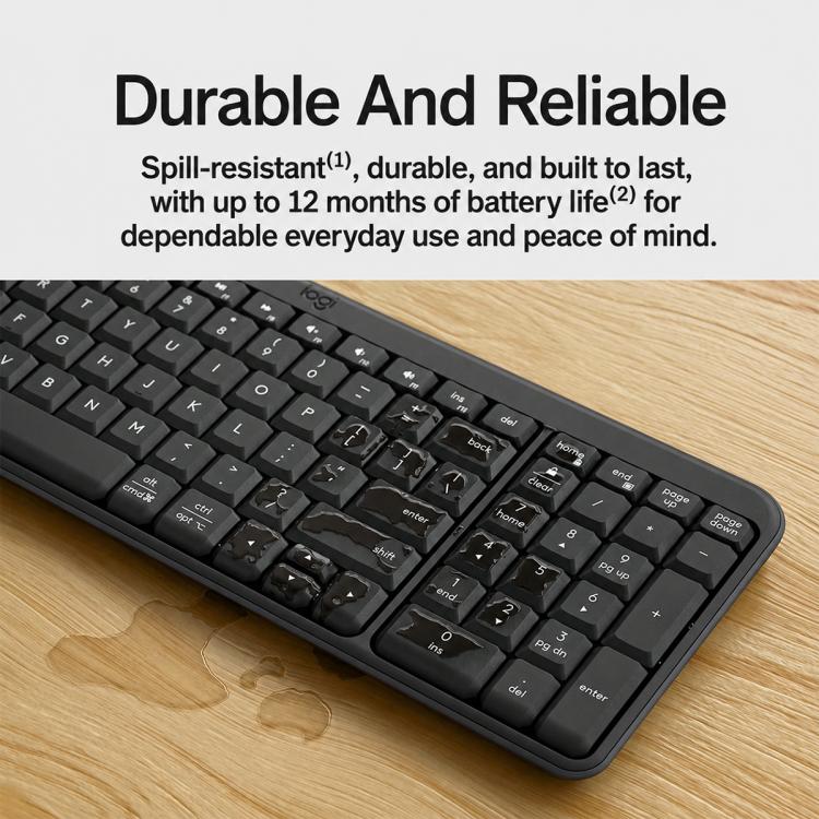 Logitech MK251 Wireless Bluetooth Keyboard and Mouse Combo
