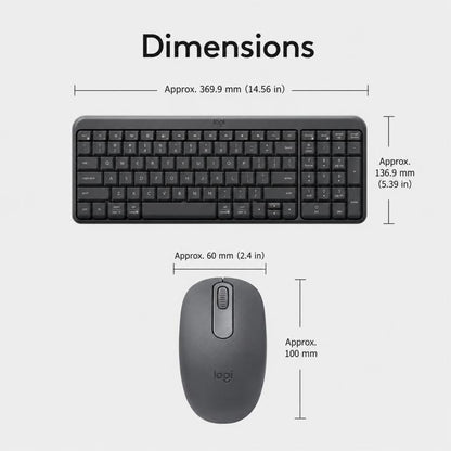 Logitech MK251 Wireless Bluetooth Keyboard and Mouse Combo