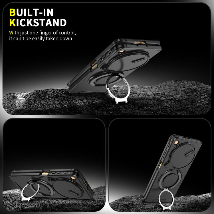 Sliding Camshield Ring Holder Phone Case, For OPPO Find N6 5G