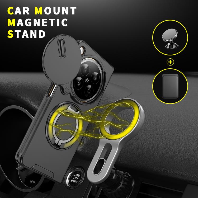 Sliding Camshield Ring Holder Phone Case, For OPPO Find N6 5G