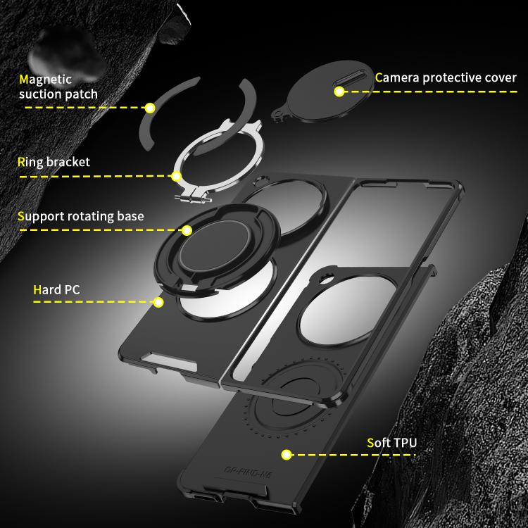 Sliding Camshield Ring Holder Phone Case, For OPPO Find N6 5G