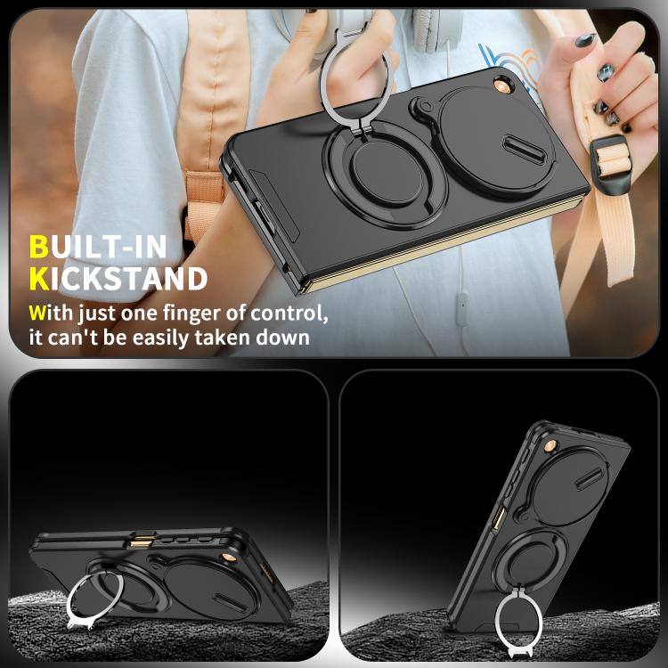 Sliding Camshield Ring Holder Phone Case, For OPPO Find N6 5G