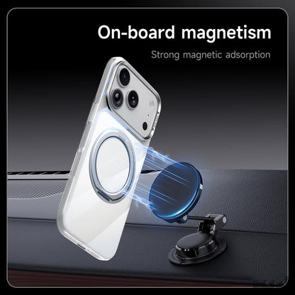 SULADA Crystal Series Magnetic Clear PC Phone Case, For iPhone 18 Pro, For iPhone 18 Pro Max, For iPhone 17 Pro Max, For iPhone 17 Pro, For iPhone 17