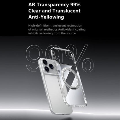 SULADA Crystal Series Magnetic Clear PC Phone Case, For iPhone 18 Pro, For iPhone 18 Pro Max, For iPhone 17 Pro Max, For iPhone 17 Pro, For iPhone 17