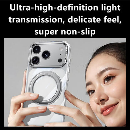 SULADA Crystal Series Magnetic Clear PC Phone Case, For iPhone 18 Pro, For iPhone 18 Pro Max, For iPhone 17 Pro Max, For iPhone 17 Pro, For iPhone 17