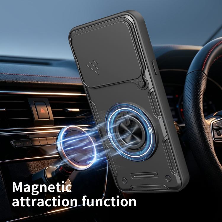 Multifunctional Sliding Camshield Ring Holder Phone Case, For Nothing Phone 4a Pro, For Nothing Phone 4a