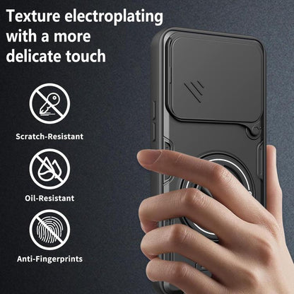 Multifunctional Sliding Camshield Ring Holder Phone Case, For Nothing Phone 4a Pro, For Nothing Phone 4a