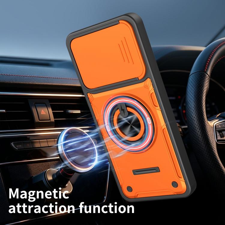 Multifunctional Sliding Camshield Ring Holder Phone Case, For Tecno Spark Go 3 / Pop 20 4G, For Tecno Spark 40C, For Tecno Spark Go 2 / Pop 10, For Tecno Spark 40 Pro+ 4G, For Tecno Spark 40 4G, For Tecno Spark Go 2025 / Pop 9 4G