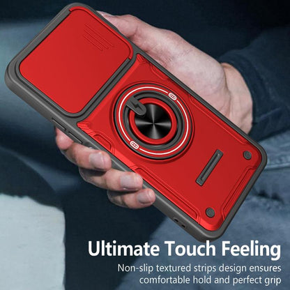 Multifunctional Sliding Camshield Ring Holder Phone Case, For Tecno Spark Go 3 / Pop 20 4G, For Tecno Spark 40C, For Tecno Spark Go 2 / Pop 10, For Tecno Spark 40 Pro+ 4G, For Tecno Spark 40 4G, For Tecno Spark Go 2025 / Pop 9 4G
