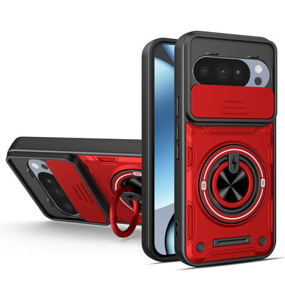 Multifunctional Sliding Camshield Ring Holder Phone Case, For Google Pixel 10 Pro XL, For Google Pixel 10 / 10 Pro
