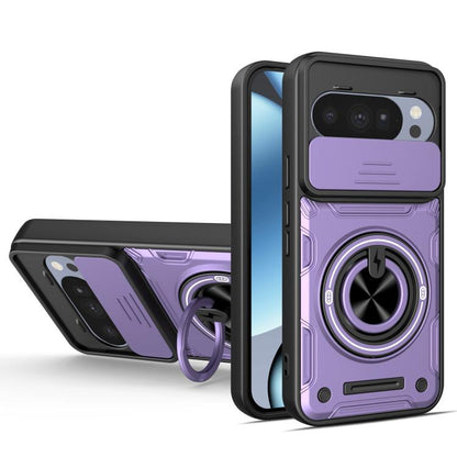 Multifunctional Sliding Camshield Ring Holder Phone Case, For Google Pixel 10 Pro XL, For Google Pixel 10 / 10 Pro