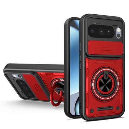 Multifunctional Sliding Camshield Ring Holder Phone Case, For Google Pixel 10 Pro XL, For Google Pixel 10 / 10 Pro