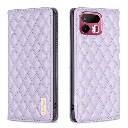 Diamond Lattice Magnetic Leather Flip Phone Case, For Realme 16T 5G