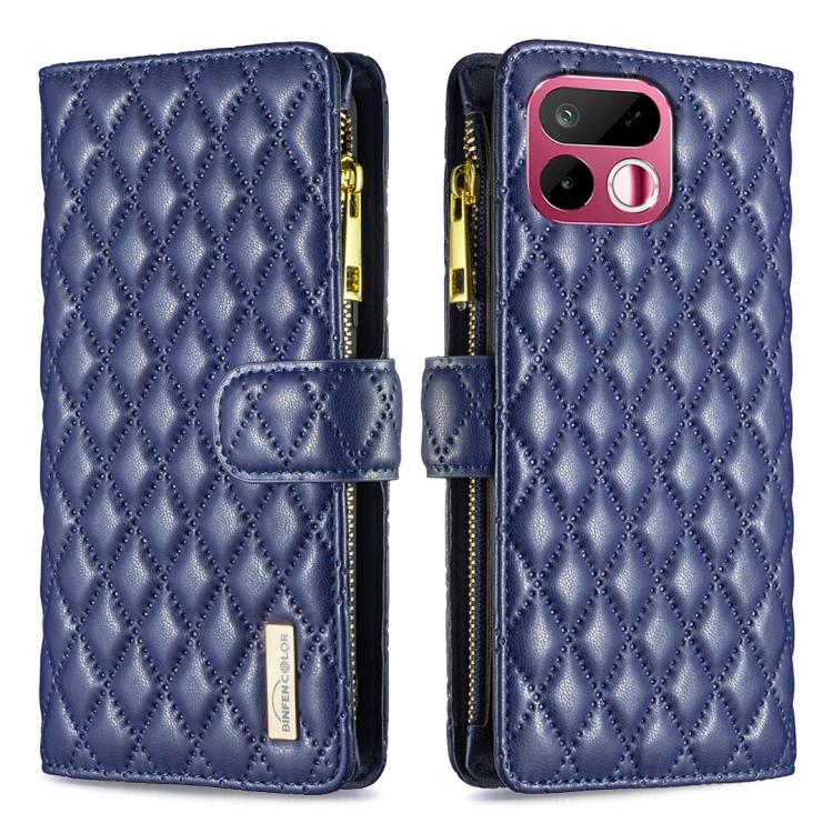 Diamond Lattice Zipper Wallet Leather Flip Phone Case, For Realme 16T 5G