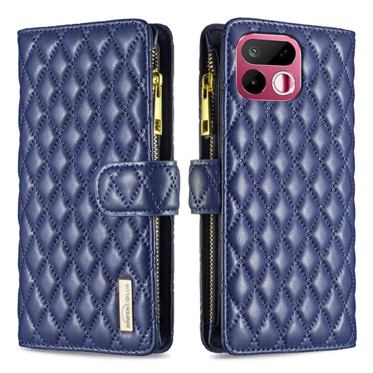 Diamond Lattice Zipper Wallet Leather Flip Phone Case, For Realme 16T 5G