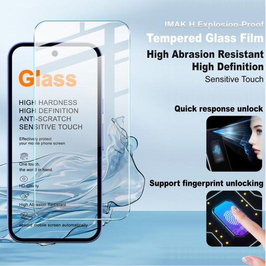 imak H Series Tempered Glass Film, Support Fingerprint Unlocking, For Google Pixel 11a, For Google Pixel 11 Pro XL, For Google Pixel 11 / Pixel 11 Pro