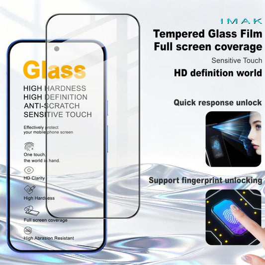 imak Pro+ Series Full Coverage Tempered Glass Film, Support Fingerprint Unlocking, For Google Pixel 11 Pro XL, For Google Pixel 11 / Pixel 11 Pro