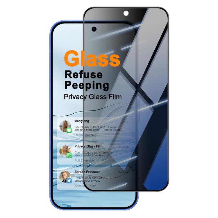 imak Privacy Full Screen Tempered Glass Film, Support Fingerprint Unlocking, For Google Pixel 11 Pro XL, For Google Pixel 11 / Pixel 11 Pro