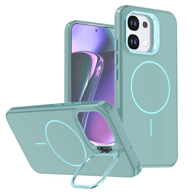 Bright Color Imitation Camera Bracket Magsafe Phone Case, For OPPO A6x 4G / 5G / 5G India, For OPPO A6 Pro 4G / 5G / F31 5G