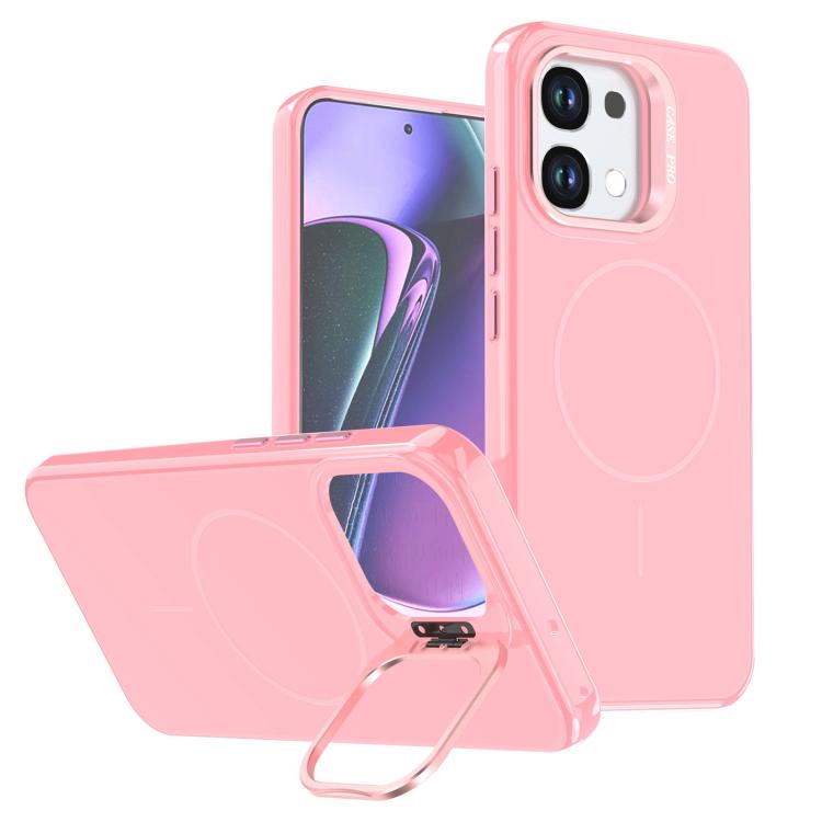 Bright Color Imitation Camera Bracket Magsafe Phone Case, For OPPO A6x 4G / 5G / 5G India, For OPPO A6 Pro 4G / 5G / F31 5G