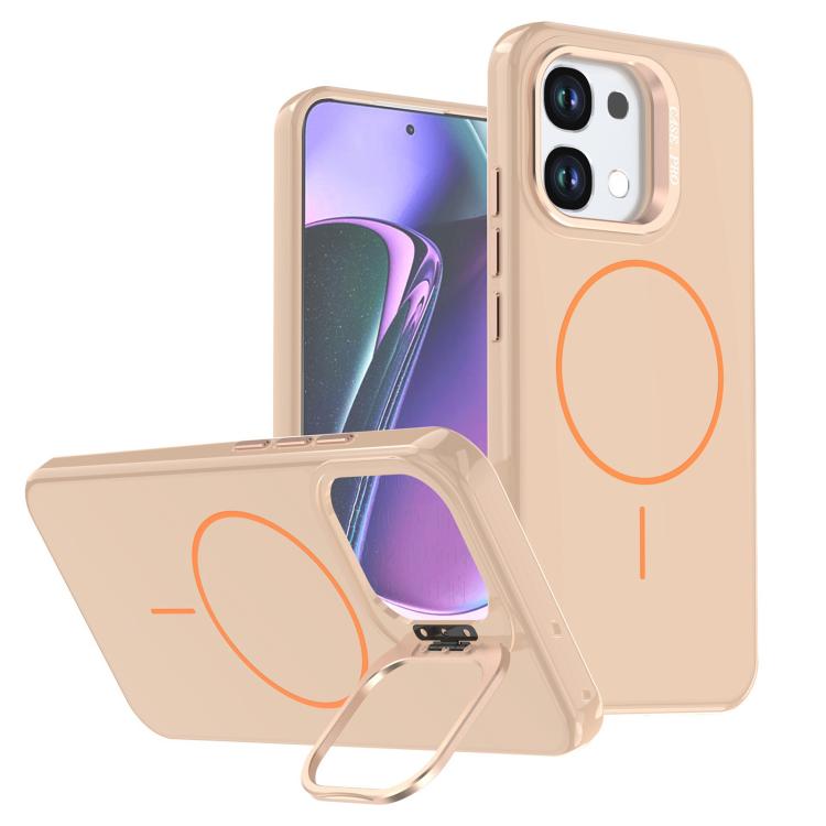 Bright Color Imitation Camera Bracket Magsafe Phone Case, For OPPO A6x 4G / 5G / 5G India, For OPPO A6 Pro 4G / 5G / F31 5G