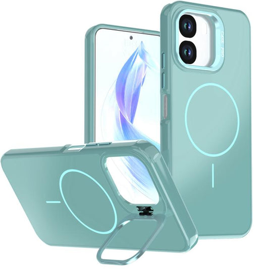 Bright Color Imitation Camera Bracket Magsafe Phone Case, For OPPO A6x 4G / 5G / 5G India, For OPPO A6 Pro 4G / 5G / F31 5G