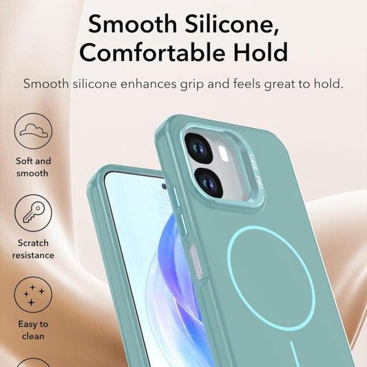 Bright Color Imitation Camera Bracket Magsafe Phone Case, For OPPO A6x 4G / 5G / 5G India, For OPPO A6 Pro 4G / 5G / F31 5G