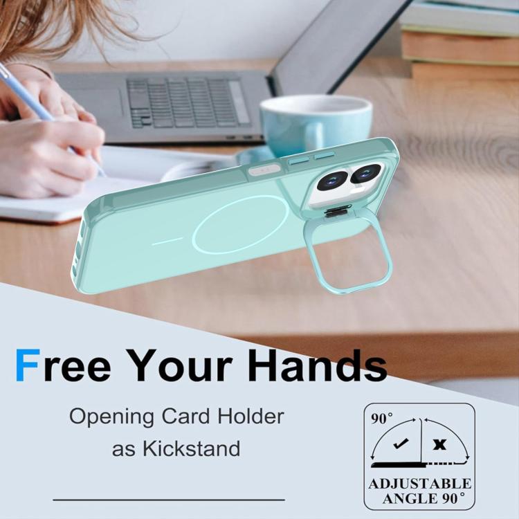Bright Color Imitation Camera Bracket Magsafe Phone Case, For OPPO A6x 4G / 5G / 5G India, For OPPO A6 Pro 4G / 5G / F31 5G