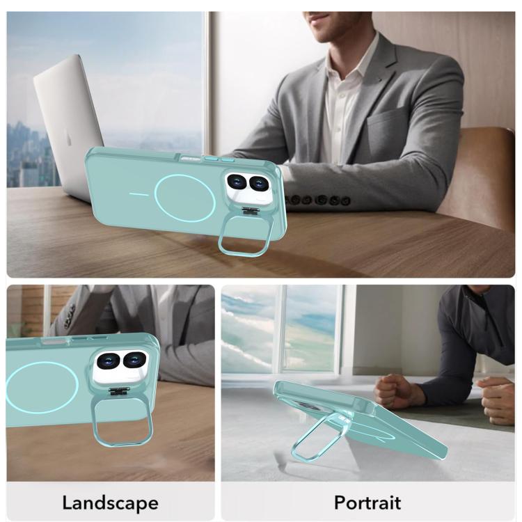 Bright Color Imitation Camera Bracket Magsafe Phone Case, For OPPO A6x 4G / 5G / 5G India, For OPPO A6 Pro 4G / 5G / F31 5G