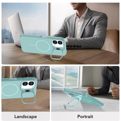 Bright Color Imitation Camera Bracket Magsafe Phone Case, For OPPO A6x 4G / 5G / 5G India, For OPPO A6 Pro 4G / 5G / F31 5G