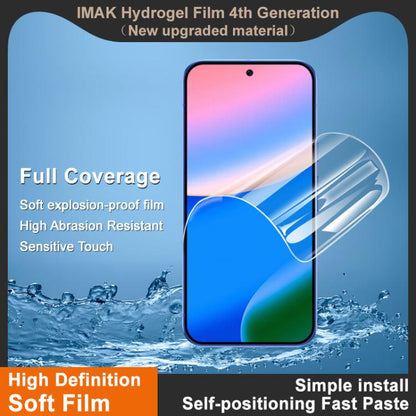 imak 4th Generation Full Coverage Screen Hydrogel Film, Support Fingerprint Unlocking, For Google Pixel 11 Pro XL, For Google Pixel 11 / Pixel 11 Pro