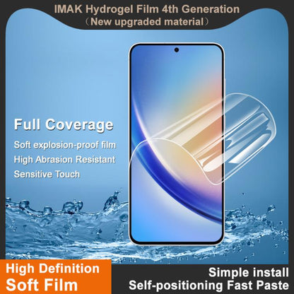 imak 4th Generation Full Coverage Screen Hydrogel Film, Support Fingerprint Unlocking, For Galaxy S26 FE 5G, For Galaxy S25 FE 5G