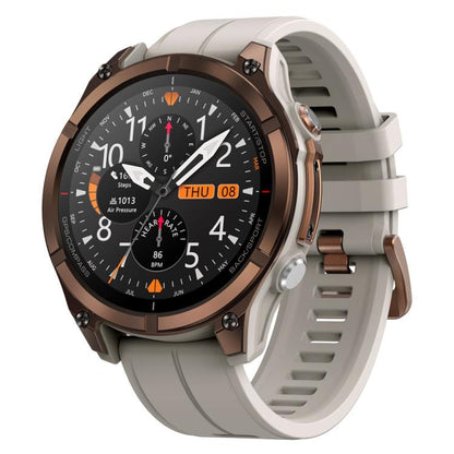 Zeblaze Stratos 4 Pro Rugged Outdoor GPS Smart Watch 1.43 inch Screen 5 ATM & IP69K Built-in Flashlight