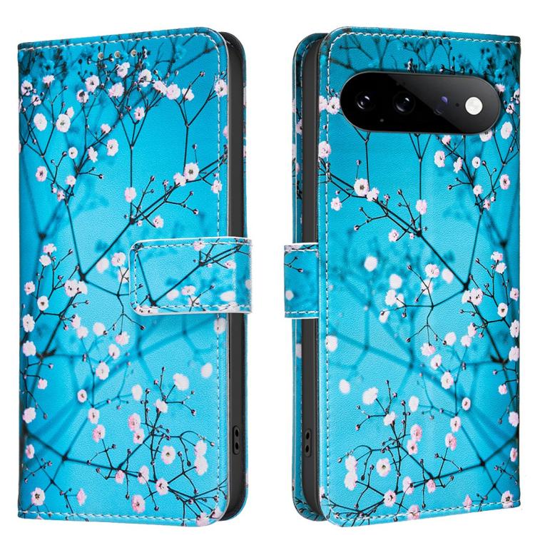 Colored Drawing Pattern Vegan Leather Phone Case, For Google Pixel 11 / 11 Pro