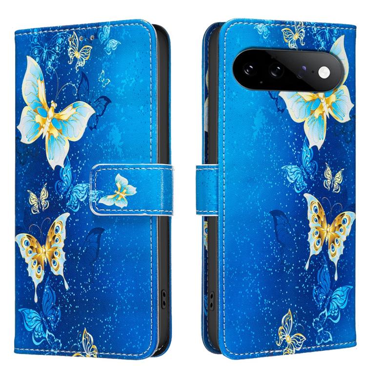 Colored Drawing Pattern Vegan Leather Phone Case, For Google Pixel 11 / 11 Pro
