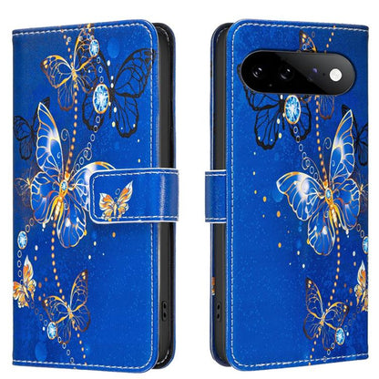 Colored Drawing Pattern Vegan Leather Phone Case, For Google Pixel 11 / 11 Pro
