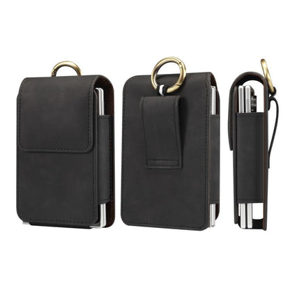 Vegan Leather Waist-Hanging Bag For Foldable Phone, Size: 8.8 x 13 x 2.5cm