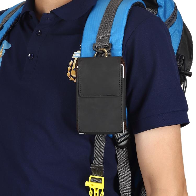 Vegan Leather Waist-Hanging Bag For Foldable Phone, Size: 8.8 x 13 x 2.5cm