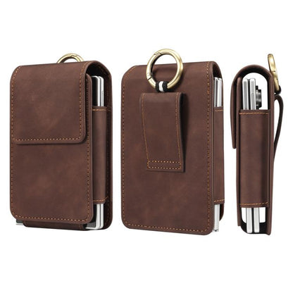 Vegan Leather Waist-Hanging Bag For Foldable Phone, Size: 8.8 x 13 x 2.5cm