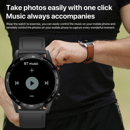 1.3 inch Touch Screen Dual-mode Bluetooth Smart Watch, Support Sleep Monitor / Heart Rate Monitor / Blood Pressure Monitoring, Silver Milanese Strap