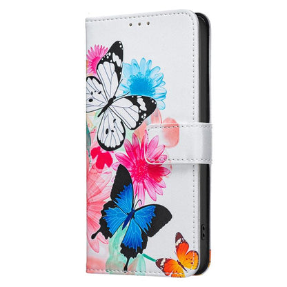 Colored Drawing Pattern Vegan Leather Phone Case, For Tecno Spark 50 5G