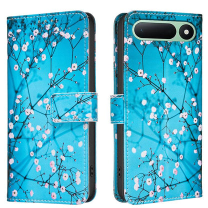 Colored Drawing Pattern Vegan Leather Phone Case, For Tecno Spark 50 5G