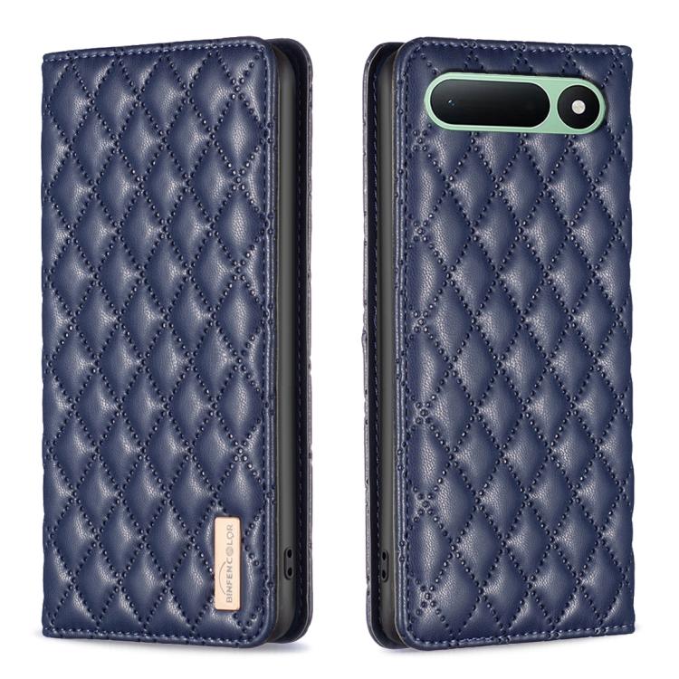 Diamond Lattice Magnetic Leather Flip Phone Case, For Tecno Spark 50 5G