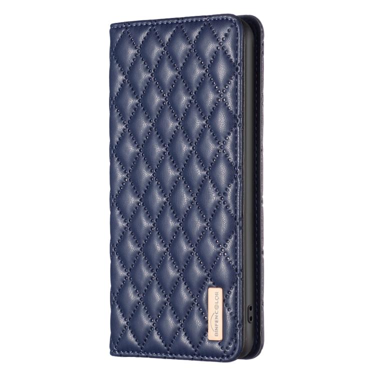 Diamond Lattice Magnetic Leather Flip Phone Case, For Tecno Spark 50 5G