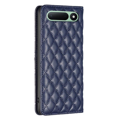 Diamond Lattice Magnetic Leather Flip Phone Case, For Tecno Spark 50 5G