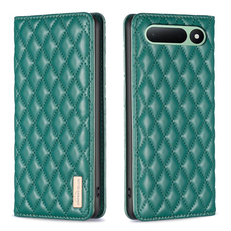 Diamond Lattice Magnetic Leather Flip Phone Case, For Tecno Spark 50 5G