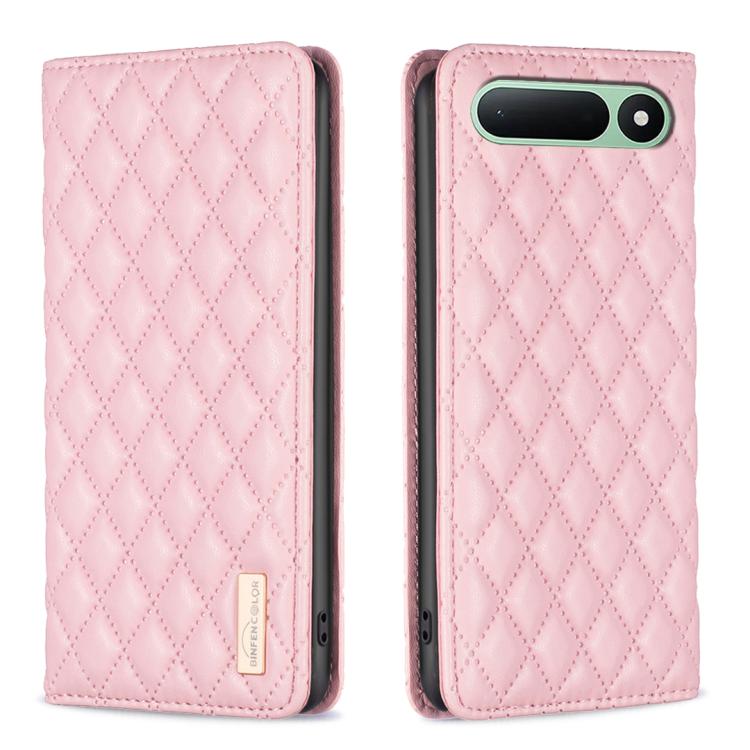 Diamond Lattice Magnetic Leather Flip Phone Case, For Tecno Spark 50 5G