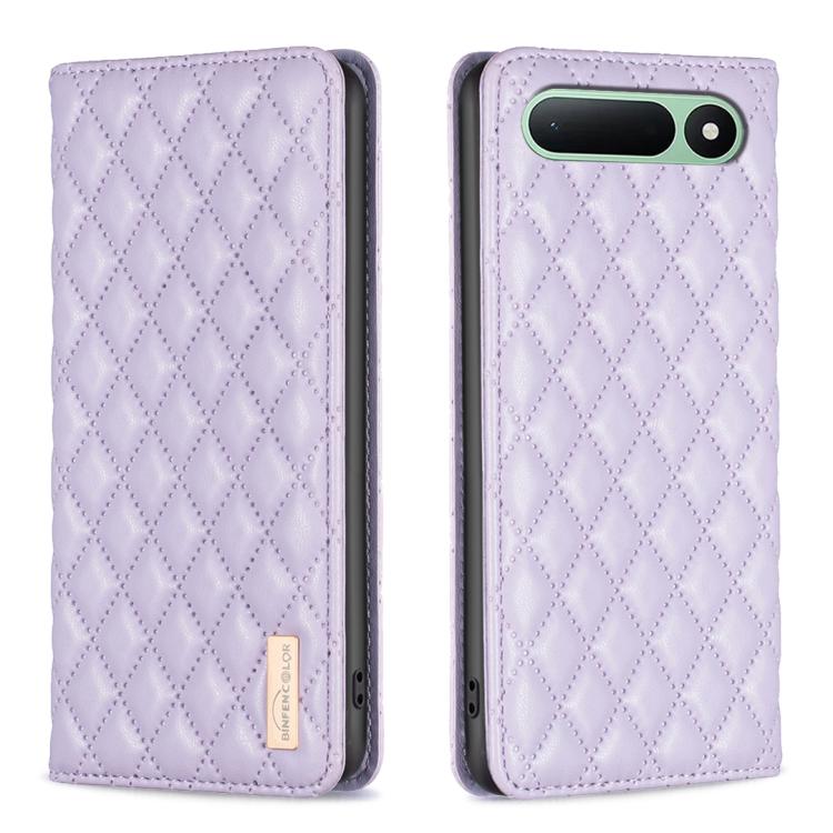 Diamond Lattice Magnetic Leather Flip Phone Case, For Tecno Spark 50 5G