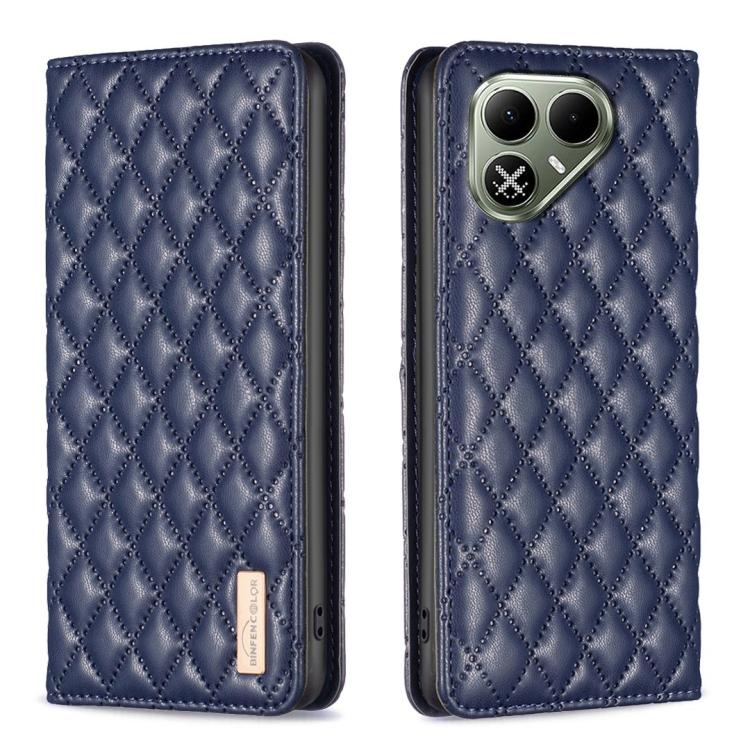 Diamond Lattice Magnetic Leather Flip Phone Case, For Tecno Pova 8 5G, For Tecno Spark 50 5G