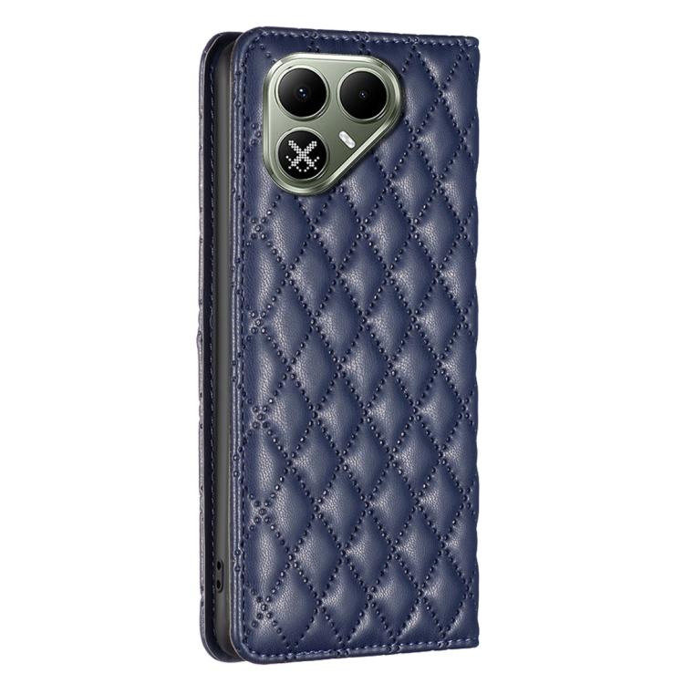 Diamond Lattice Magnetic Leather Flip Phone Case, For Tecno Pova 8 5G, For Tecno Spark 50 5G